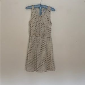 Off white dress with black dots!